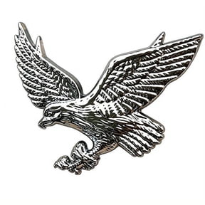 Car Angel Wings Sticker, Alloy Metal Car Stickers, 3D Metal Stereo Wing Sticker, Hawk Eagle Wings Car Emblem, Angel Wings Car Sticker, Car Decoration Accessories - Silver