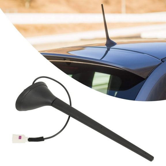 Car Antenna With Base, 51910790 Car Roof Antenna Base Mast, Car Antenna Replacement for Fi-at 500 (312) 2012-2023, Black