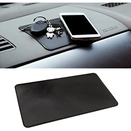 Car Anti Slip Dashboard Pad Magic Sticky Gripping Pad Car Sticky Gel Pad Multifunctional Fixate Gel Pads Non-Slip Mounting Pad Cell Pad Phone Mat Dashboard Mat, 7.1 x 5.5 inch (2 Pack)