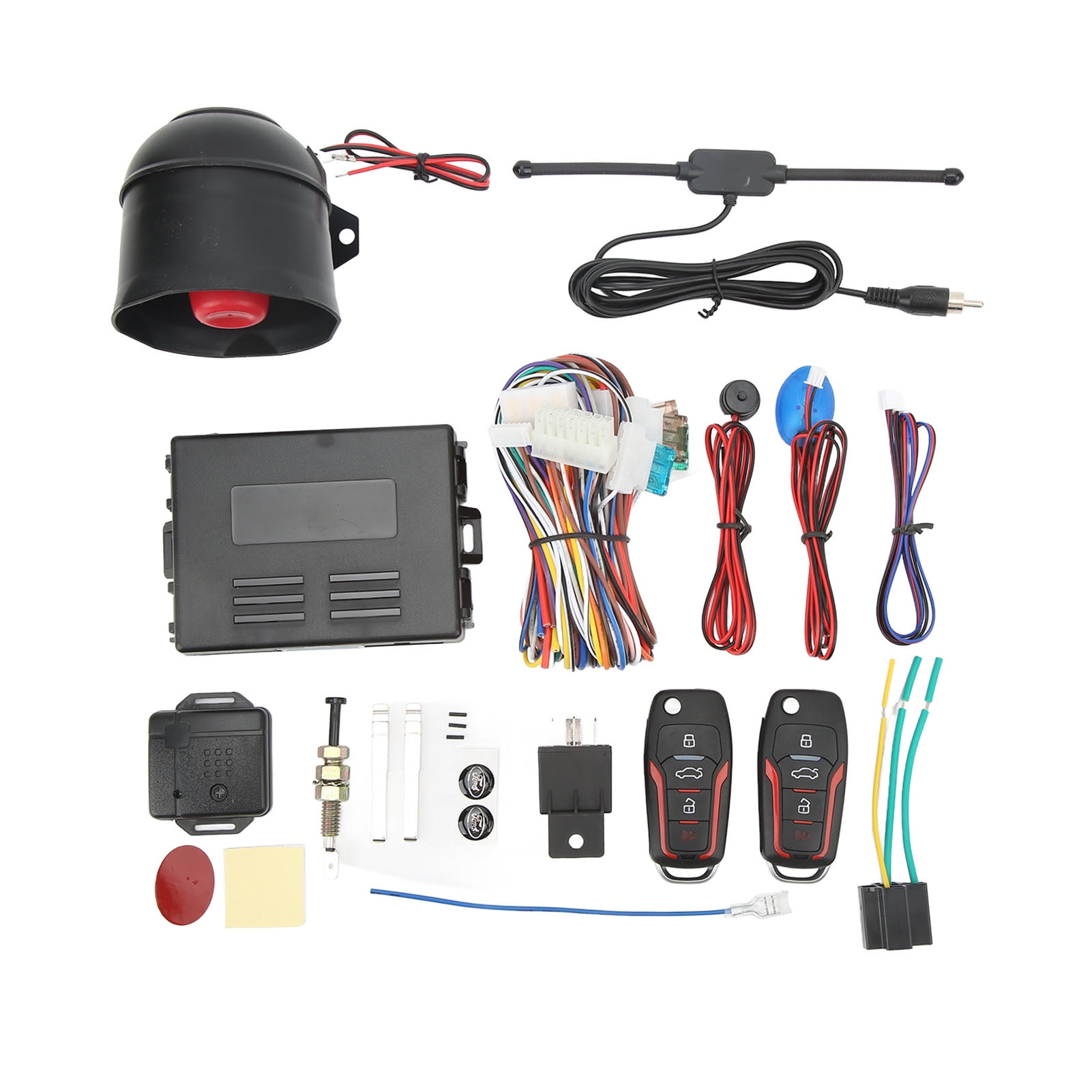 Car Anti Theft Alarm System Remotely Start Stop 12V Universal Keyless Entry System Universal for
