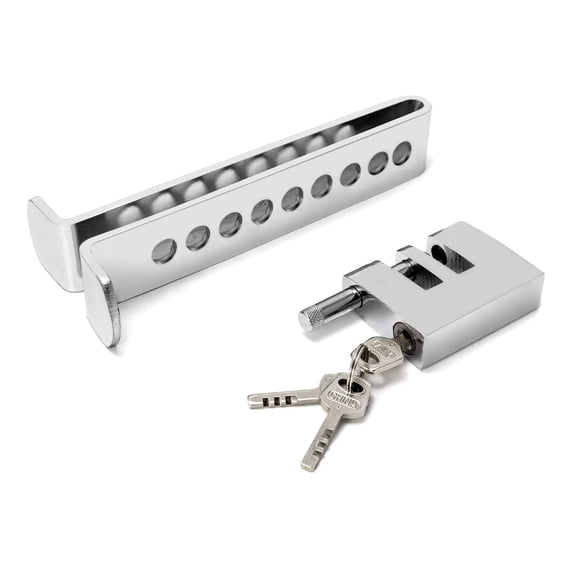Car Anti Theft Device Foot Brake Pedal Lock, Gas Brake Clutch Lock, Universal Car Lock Security Protection For Truck/Auto/SUV/Van Heavy Duty Vehicle-Ninehole brake lock