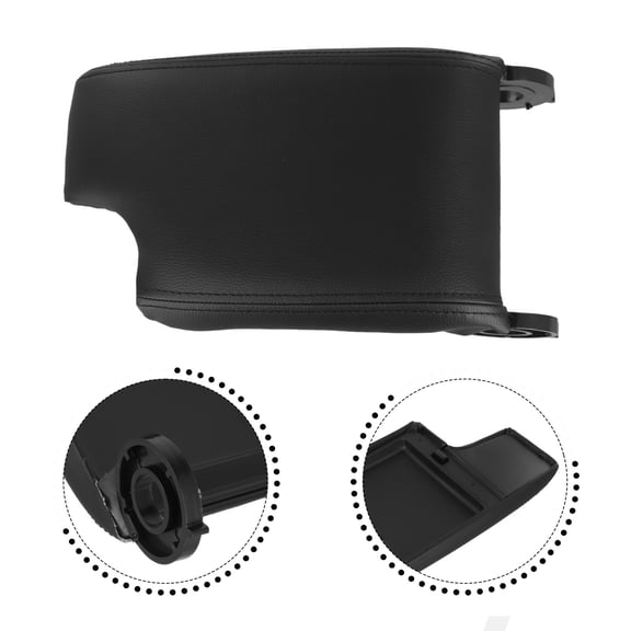 Car Armrest Box Center Console Lid Armrest Cover For Bmw For E46 For 3 Series Arm Rest Cover Black Interior Accessories Fangkenuo