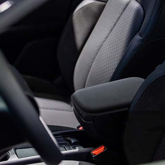 Car Armrest Box Pad, Thick Center Console Cushion, Universal Car Armrest Height Extender, Memory Foam Vehicle Interior Comfort Upgrade