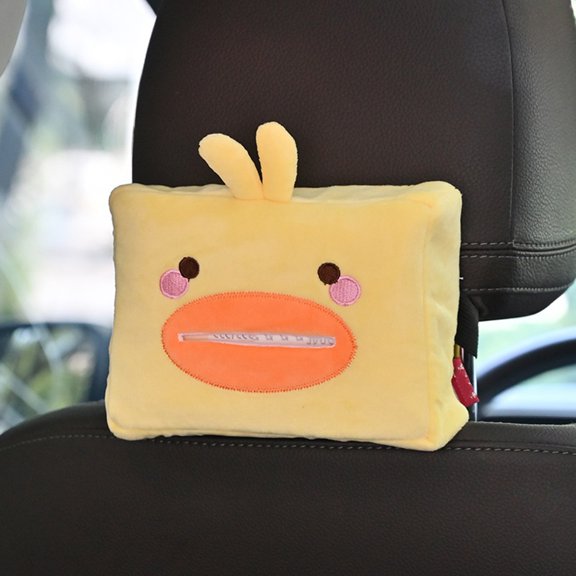 Car Armrest Box Paper Holder, Car Back Seat Headrest Hanging Tissue Boxes Holder Case, Tissue Refill Organizer for Car & Truck