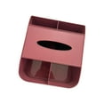 thumbnail image 1 of Car Armrest Box Storage Box Center Console Organizer Tray, Interior Accessories,Multifunctional Paper Box Middle Storage Rack Rose, 1 of 8