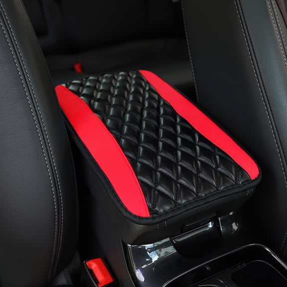 Car Armrest Cover Pad, Center Console Cushion With Soft Support Waterproof Protection And Non Slip Fit, Universal Interior Accessory for Cars Trucks SUVs Long Distance Driving