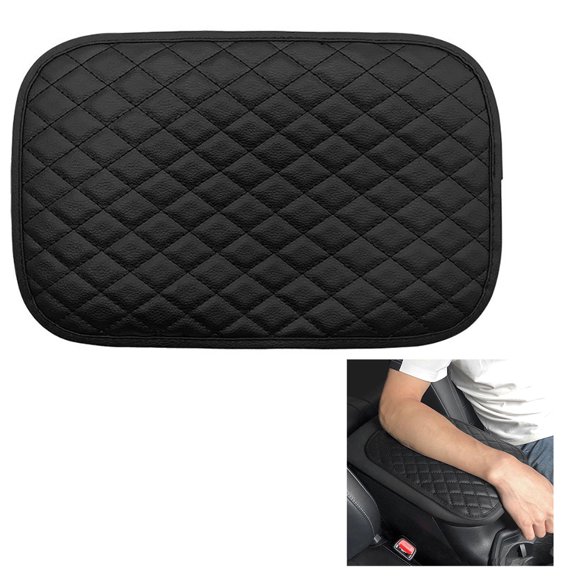 Car Armrest Cover for Vehicle SUV Truck Car,Universal Arm Rest Covering Car,PU Leather Auto Center Console Cover,Water Proof Console Cushion Seat Box Cover,Interior Car Accessories