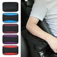 thumbnail image 1 of Car Armrest Cover under $5! kkbbma Car Armrest Cover, Universal Center Console Protector with Non-Slip Base, Leather Armrest Pad for Cars Trucks SUVs, 1 of 9