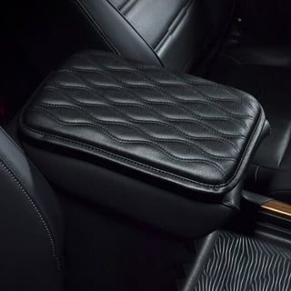 OBOSOE Universal Center Console Cover for Most Vehicle, SUV, Truck, Car,  Waterproof Armrest Cover Center Console Pad, Car Armrest Seat Box Cover  Protector(Black) 