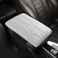 thumbnail image 1 of Car Armrest Cushion Pad, Memory Foam Center Console Cover with Waterproof Fiber Leather, Red Style for Cars Trucks Suvs Minivans, Non-slip Elastic Design for Comfortable Driving & Arm Support, 1 of 2