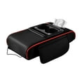 thumbnail image 1 of Car Armrest Organizer with USB & Type-C Charging Ports, Leather Console Cushion Storage Box, Ergonomic Support, 1 of 4