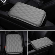 Car Armrest Pad Cover, Universal Car Armrest Cushion Cover, Auto Center Console Box Pu Leather Cushion Mat