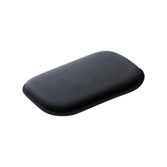 Car Armrest Pad Plush Height Increasing Cushion for Arm Support Driving Comfort Universal Vehicle Fit Non-Slip Easy to Clean Black