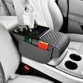 thumbnail image 1 of Car Armrest Riser Pad with Wireless Charging armrest storage box box, 1 of 9