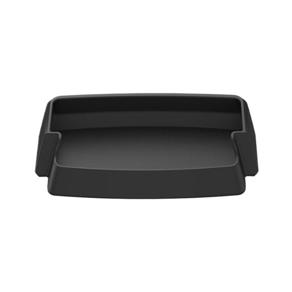 Car Armrest Storage Box Black 7.76x1.38 Inch Center Console Organizer Dirt Proof Easy Clean Tight Fit Strong Toughness