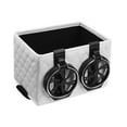 thumbnail image 1 of Car Armrest Storage Box Organizer | Leather Multifunction Console Holder | Foldable Cup Rack | Odorless Eco-Friendly | 7.5x5.5 in | Fits Cars, SUVs, RVs, Jeeps, Golf Carts, 1 of 1