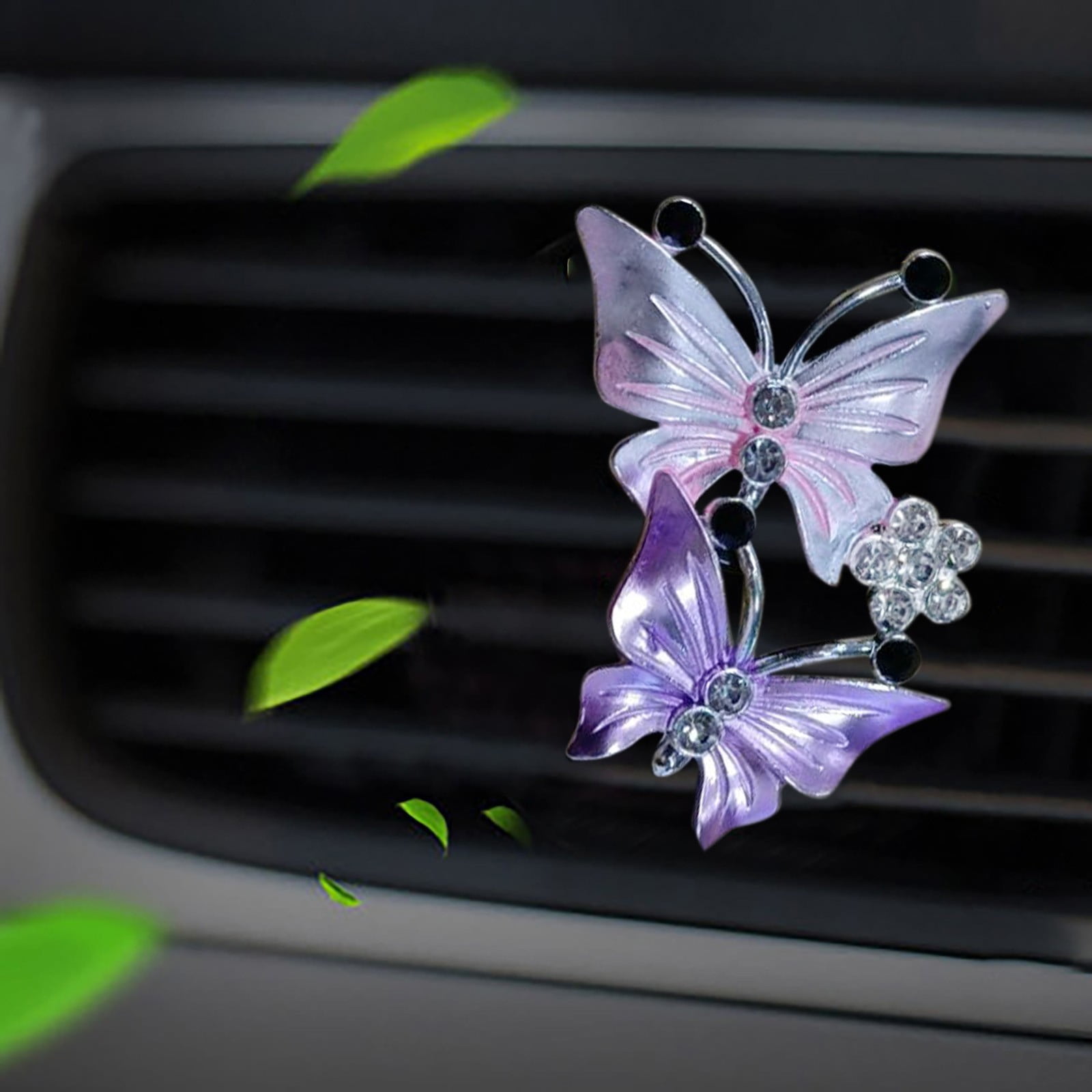 Car Aroma Diffuser Clip, Sparkling Double Animal Car Air Outlet