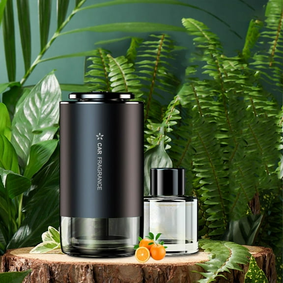 Car Aromatherapy Diffuser, Forest Scent Smart Car Perfume Spray, Aluminum Alloy Atomized Air Freshener, Long-Lasting Scent, Adjustable Light and Strong Modes, Car Interior Decoration Accessory