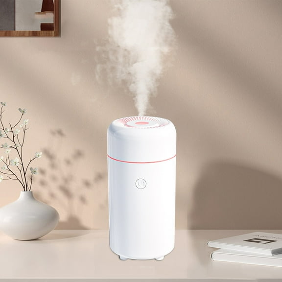 Car Aromatherapy Diffuser, Kadlawus Car Aromatherapy Diffuser, USB Plug in Mini Humidifier with Large Mist and Colorful Light, Portable Essential Oil Diffuser for Vehicle, Office, and Bedroom