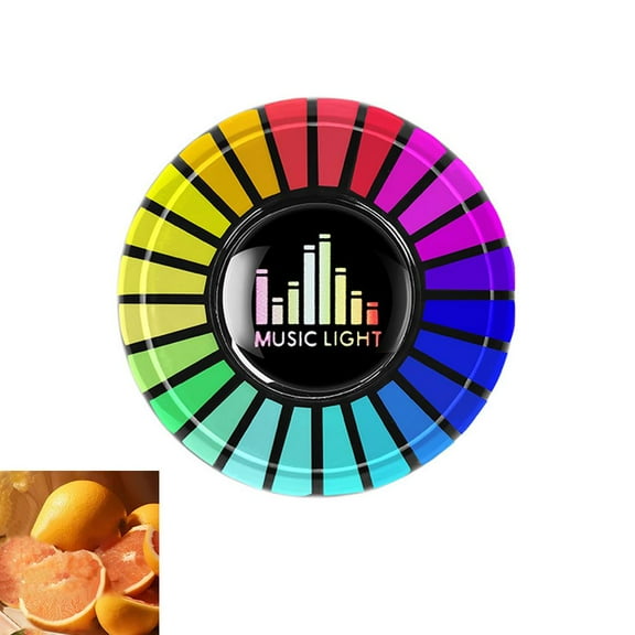 Car Aromatherapy Diffuser with LED Light, Voice Control, Air Vent Mount, Multiple Colors, 7x3.2x9cm