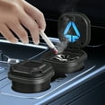 thumbnail image 1 of Car Ashtray with Automatic LED Night Light and Metal Liner, Press-Open Smoke Odor Lock Design, Easy-Clean Detachable Cigarette Tray for Vehicle Home Office Use, 1 of 9