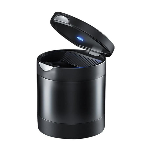 Car Ashtray Suitable Odor Isolation with Cover Ashtray With Blue LED