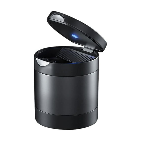 Car Ashtray Suitable Odor Isolation with Cover Ashtray With Blue LED