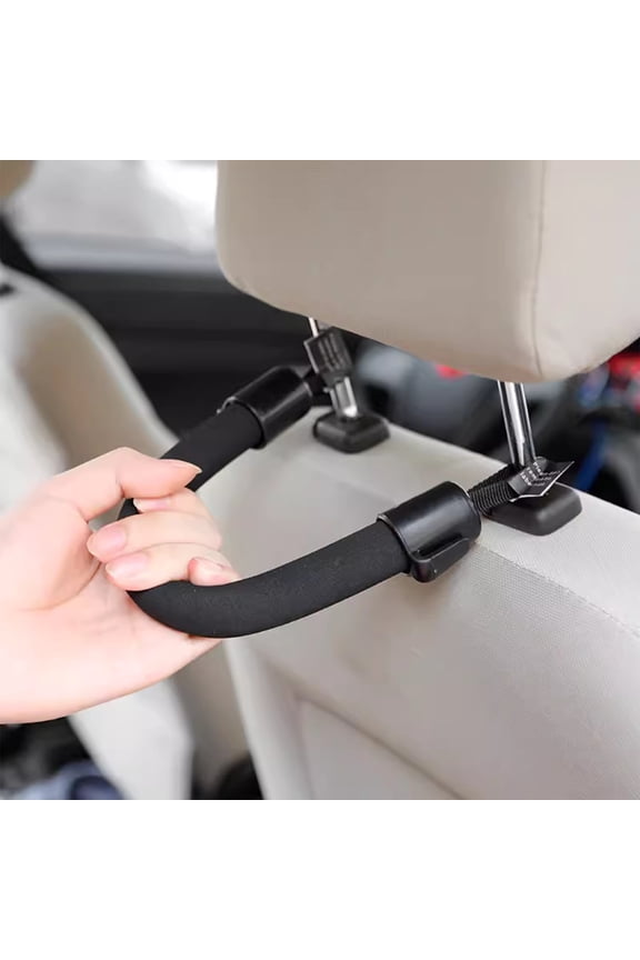 Car Assist Handle Belt Soft EVA Nylon Rope Easy Install For Car Headrest Entry Exit Support