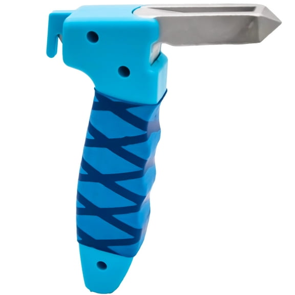 Car Assist Handle for Seniors 3-in-1 Mobility Aid, Emergency Seat Belt Cutter & Window Breaker with Non-Slip Grip, Supports 350 lbs - Black