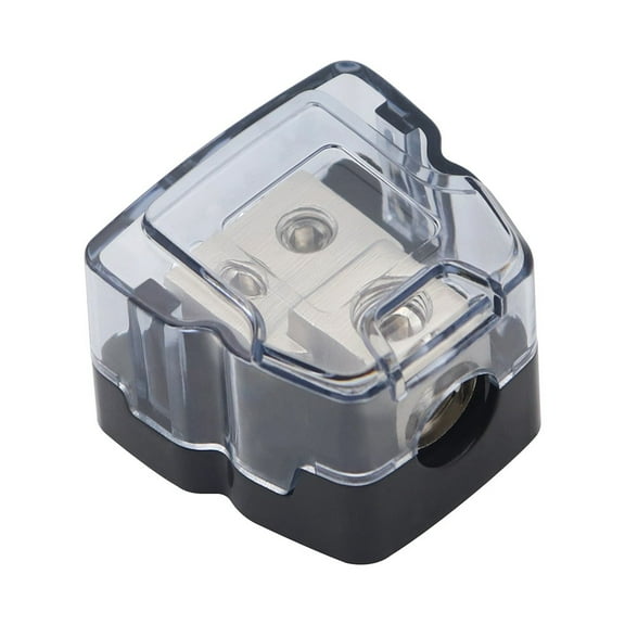 Car Audio 2 Way 3 Way 4 Way Power Distribution Block Ground Distributor 4Ga In + 2 X 8Ga Out Fangkenuo