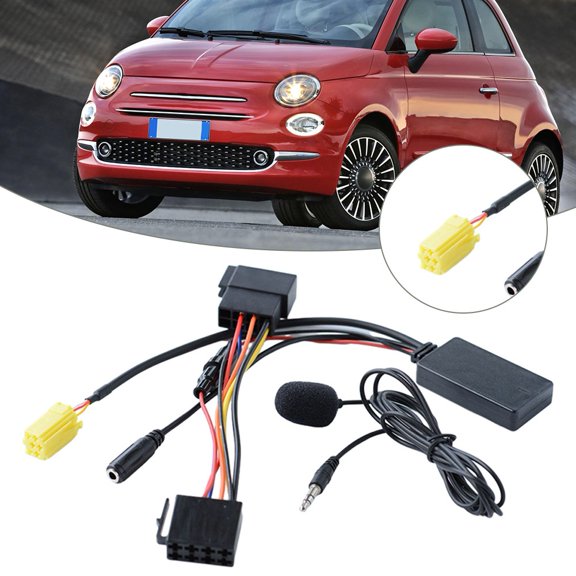 Car Audio 5.0 Adapter with 6Pin Connector for Alfa Romeo 159 for FIAT Grande Punto Panda for SMART Fortwo 451 Hands-Free Calling