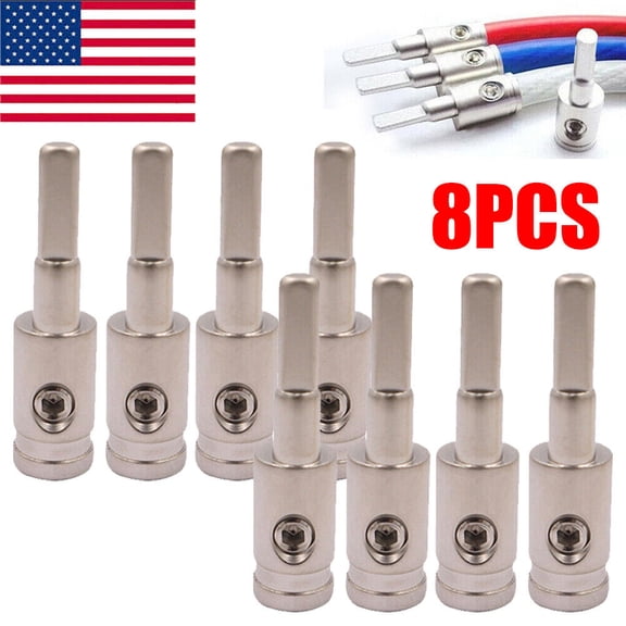 Car Audio AMP Gauge Ground Wire Pin AWG Input Wire Reducer Connector Terminal