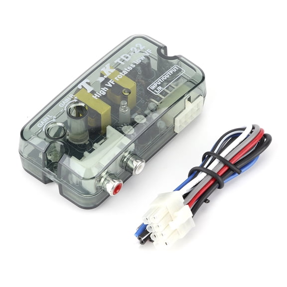 Car Audio Amplifier Wiring Set for Enhanced Sound Quality High-Low Audio Converter Kit