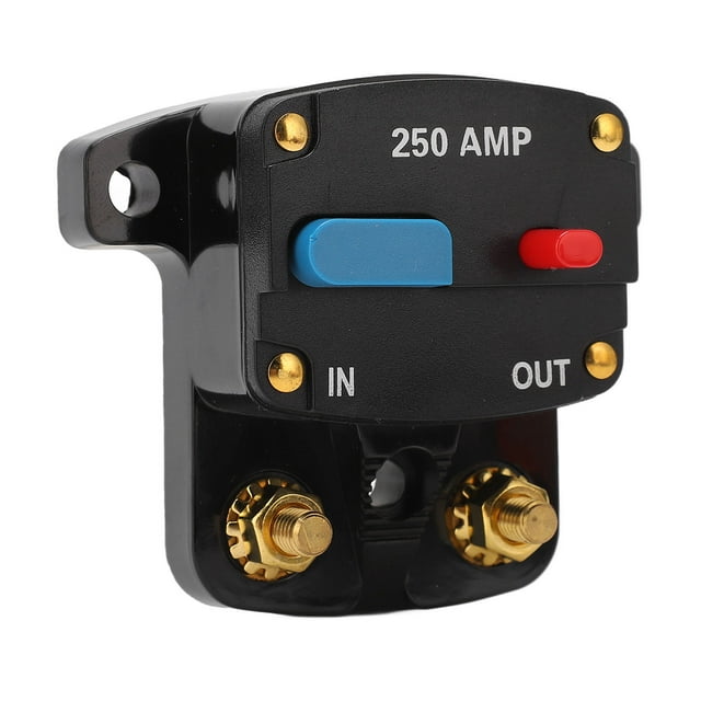 Car Audio Circuit Breaker Manual Reset Fuse Inline Inverter Holder for
