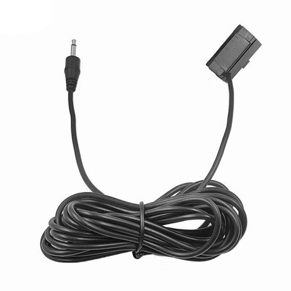 Car Audio Clip Microphone 3.5mm Jack Plug Wired External Mini Mic Overhead Console for Car Multimedia Straight Plug