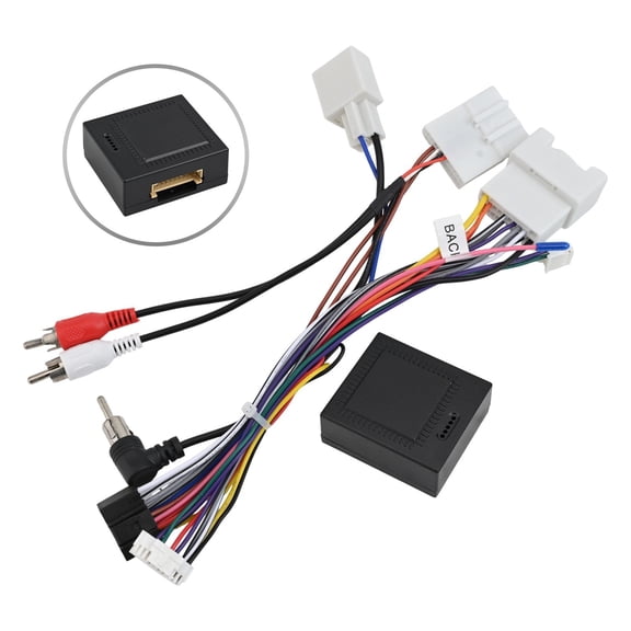 Car Audio Connector Canbus Box Black Made Of Abs Pc Materials 12V Voltage Direct Installation For Toyota Vehicles