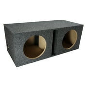 Car Audio Dual 10 Vented Subwoofer Stereo Sub Box Ported Enclosure Speaker