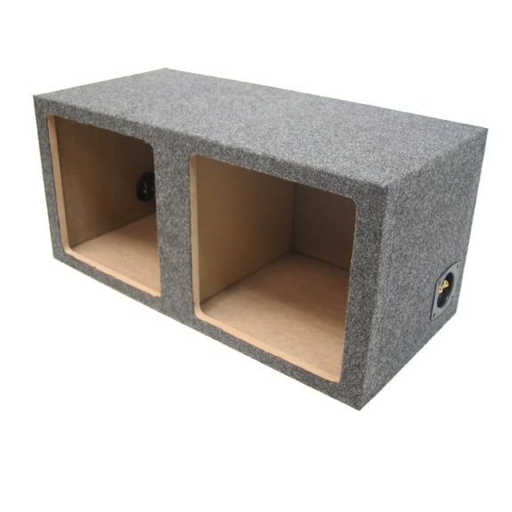 Car Audio Dual 12" Sealed Square Sub Box Enclosure fits Kicker L7 Subwoofer