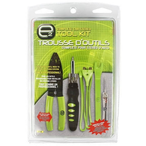 Car Audio Electronic Tool & Test Installation Kit Panel Removal Crimper Stripper
