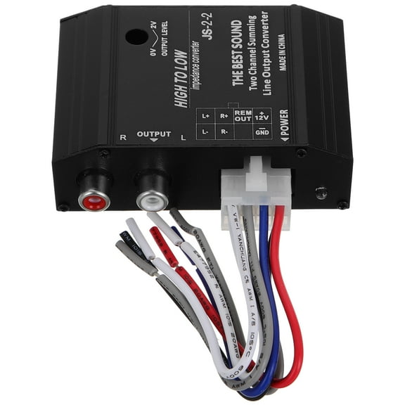 Car Audio Hi Low Converter High to Low Impedance Line Adapter for Car High To Low Car Audios Converter Car Stereo Vehicle Speaker