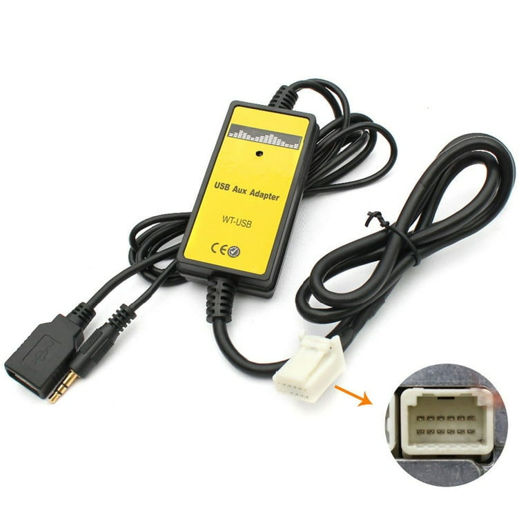 Amazon.co.jp: VECES USB Auxポートアダプタ a aFiat Car