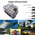 thumbnail image 1 of Car Audio Power Distribution Block 3 Way Wire Distribution 1x 0 Gauge AWG In, 3x 4 Gauge AWG Out Fits For Boat Vehicles Auto Car, 1 of 6