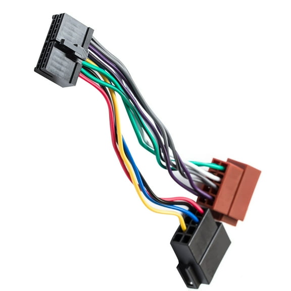 Car Audio Receiver Connection Cable Replacement ISO Adapter Cable for Car Cross Plug to ISO Female Auto Radio Adapter