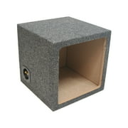Car Audio Single 12" Sealed Square Sub Box Enclosure fits Kicker L7 Subwoofer