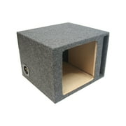 Car Audio Single 12 Vented Square Sub Box Enclosure fits Kicker L7 Subwoofer