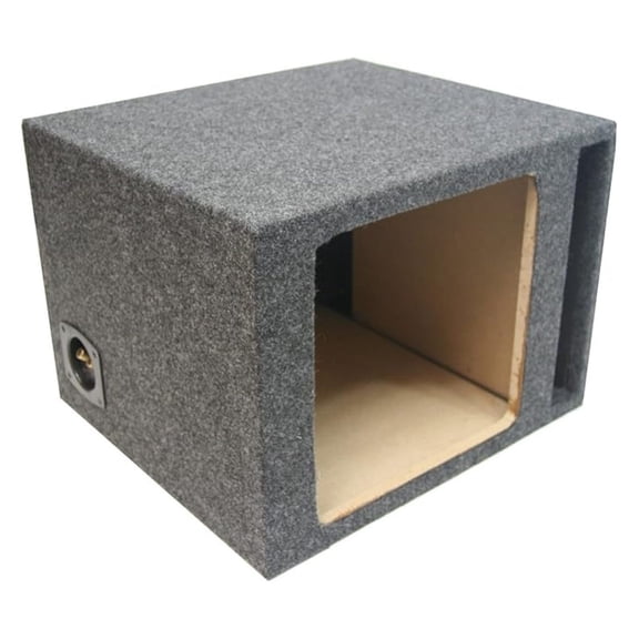 Car Audio Single 12" Vented Square Sub Box Enclosure fits L7 Subwoofer