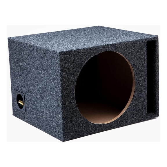 Car Audio Single 12" Vented Subwoofer Stereo Sub Box Ported Enclosure 5/8" MDF