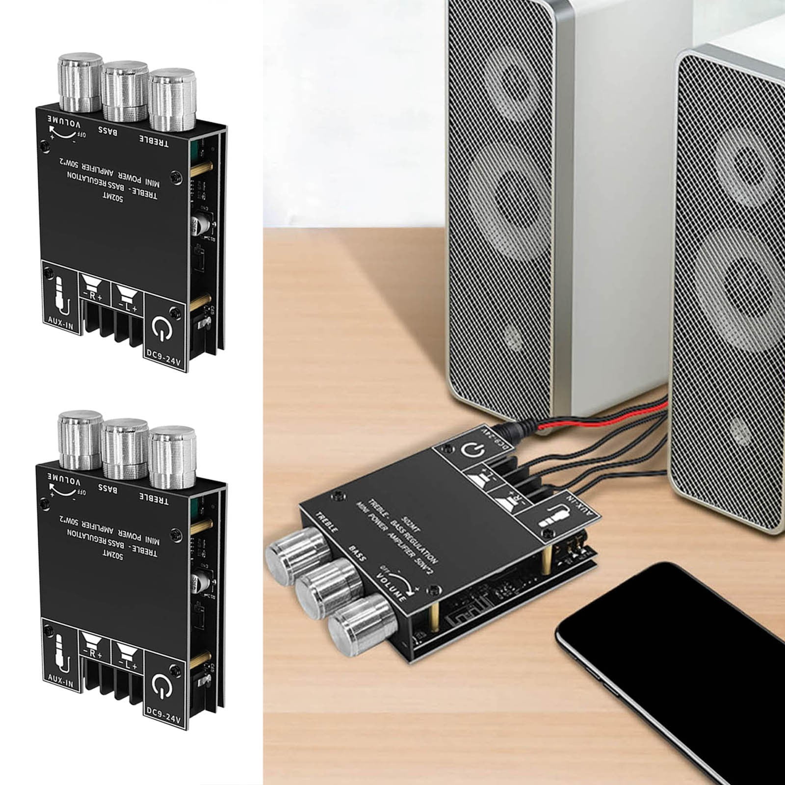 Car Audio Subwoofers Compact 5.0 Audio Amplifier Board Module 2.0