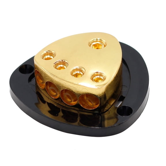 Car Audio Systems 4 Way Car Power Distributor Block Audio Splitter Power Ground Distributor Blocks