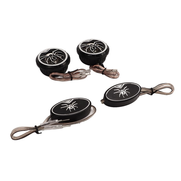 Car Audio Tweeter Speaker - High Power, Fidelity, Excellent Ultra Loud Sound, 1 Inch / 2.54 cm, Black (1 Pair)